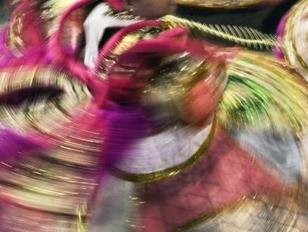 Una imagen del Carnaval de Río 2010